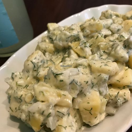 potato salad at Green Republic in Erfurt