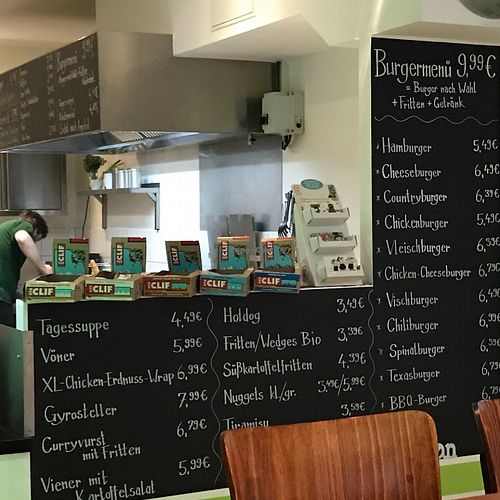 menu at Green Republic in Erfurt