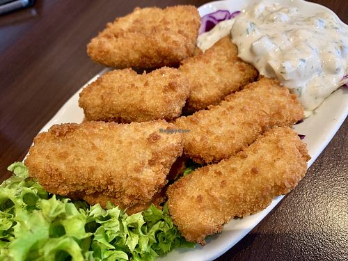 'chicken' nuggets at Green Republic in Erfurt