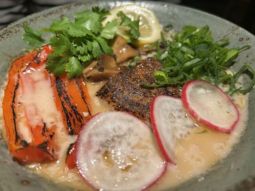 Creamy Mushroom Ramen - no online menu anywhere so can’t remember the exact name   at Madara Ramen Poznań in Poznan