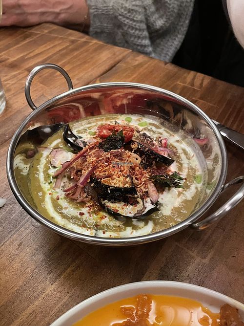 Amma’s fried auberginee  at Colombo 16 in St Leonards