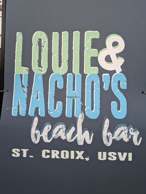 Louie & Nachos at Louie & Nacho's Beach Bar in St Croix