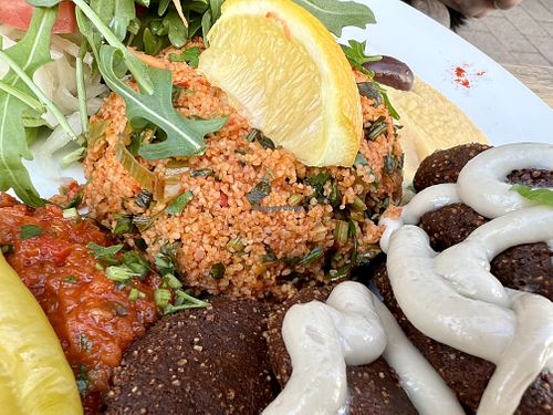 falafel-teller  at LoLu in Duisburg