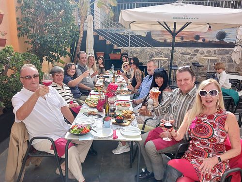 Birthday party on the terrace! at Restaurante Il Bandito in Altea