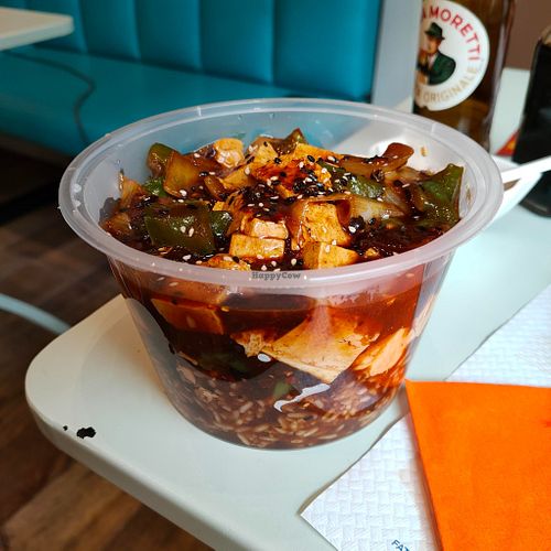 Tofu in salsa piccante...? Can't remember the exact name :) at GiaoGiao in Milan