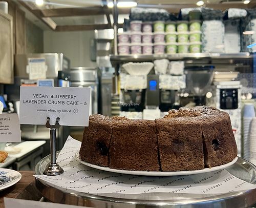 Crumb cake  at Maman in Greenwich