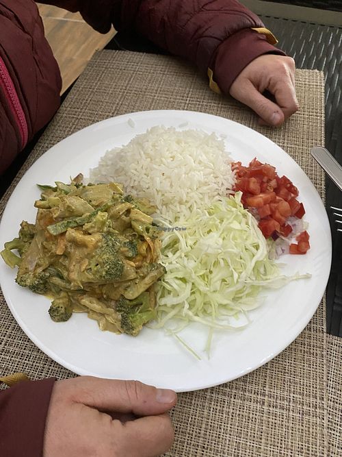 Vegetable curry  at El Molino in Potosi