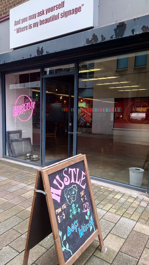Entrance at Hustle in Belfast