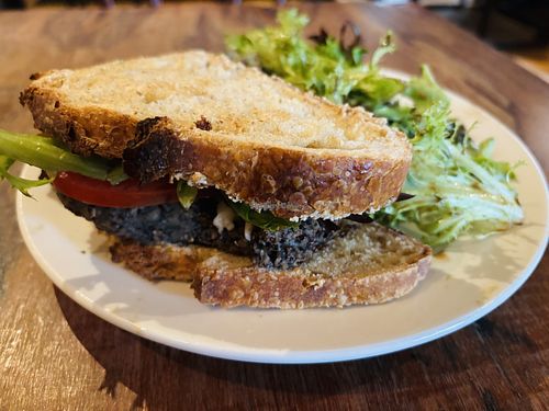 Quinoa Black Bean Burger   at Frothy Monkey   in Franklin