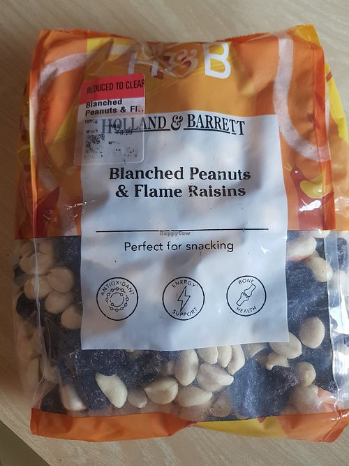 Peanuts and raisins at Holland & Barrett in Darlington