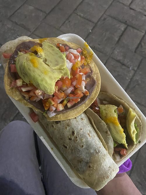   at Tacos Los Peches in Flores