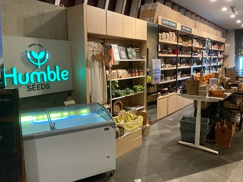 Inside the shop at Humble Seeds in Central Singapore