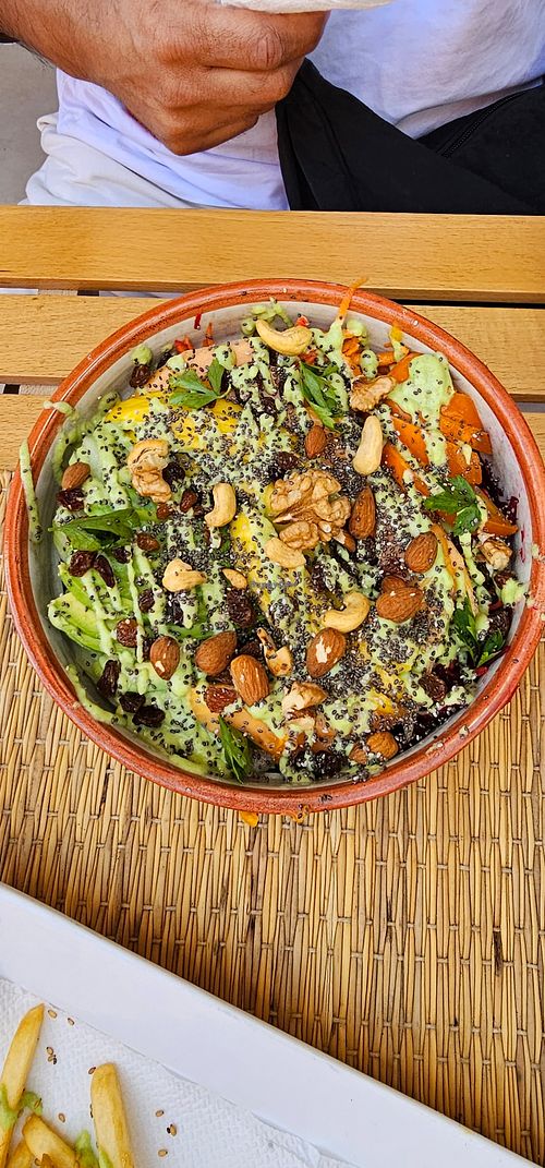 Dragon bowl at Le Acai Cafe in Tamraght