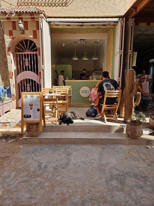 Front at Le Acai Cafe in Tamraght