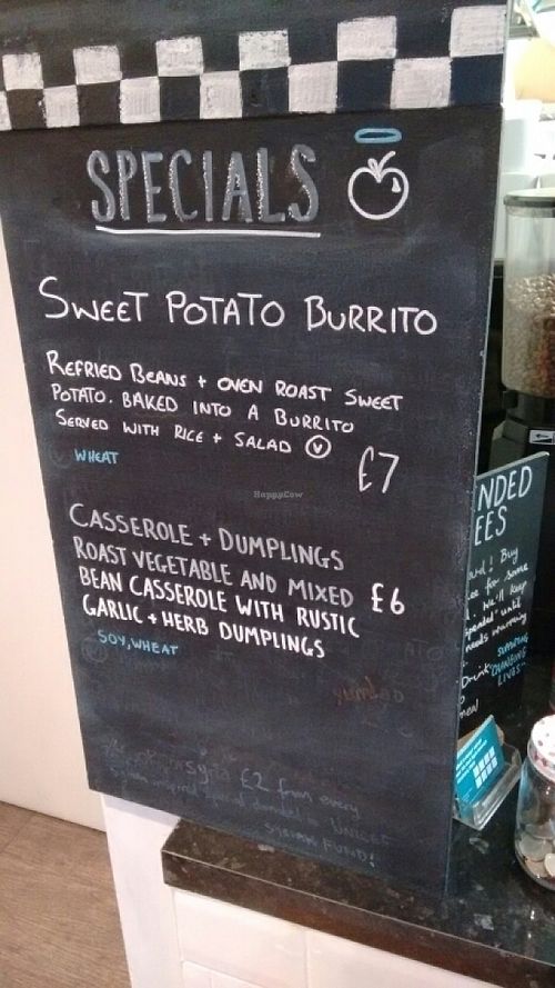 specials at The Good Apple Cafe in Sunderland