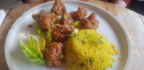 Bang bang cauliflower at The Good Apple Cafe in Sunderland