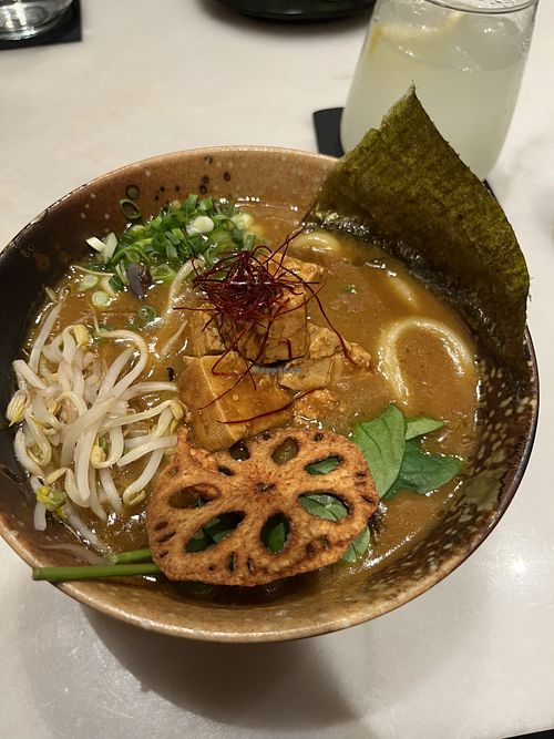 Yasai Kare Ramen (has a strong curry taste)  at Koppu Ramen Izakaya - Chiado  in Lisbon