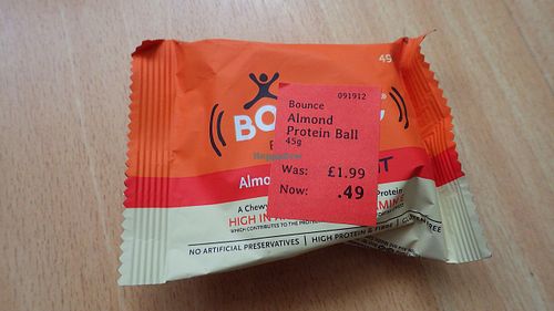 Vegetarian almond protein ball at Holland & Barrett in Newcastle Upon Tyne