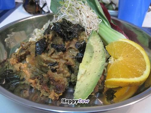 Miso Nori Bowl with Barley at Propulsion Vegan Canteen in Montreal