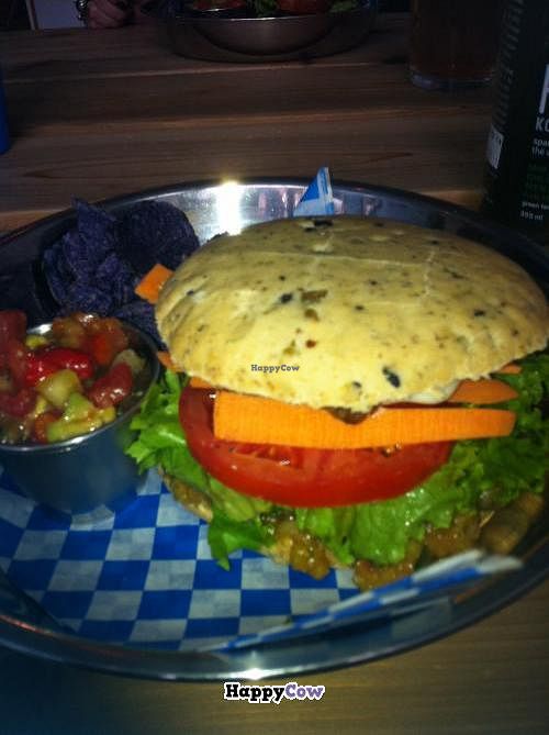 Sandwich Kumchi Kumquats at Propulsion Vegan Canteen in Montreal