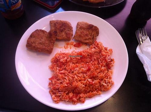 seitan steaks at Vege Fast Food in Split