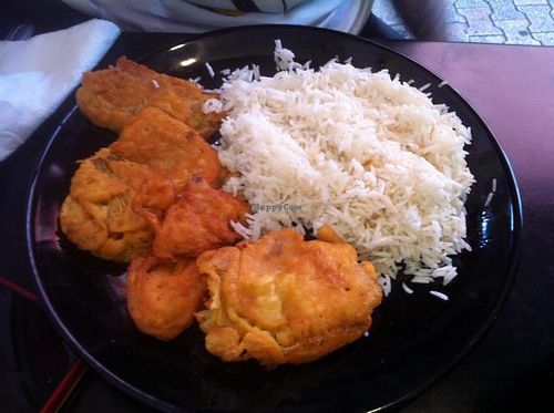 fried mushrooms at Vege Fast Food in Split