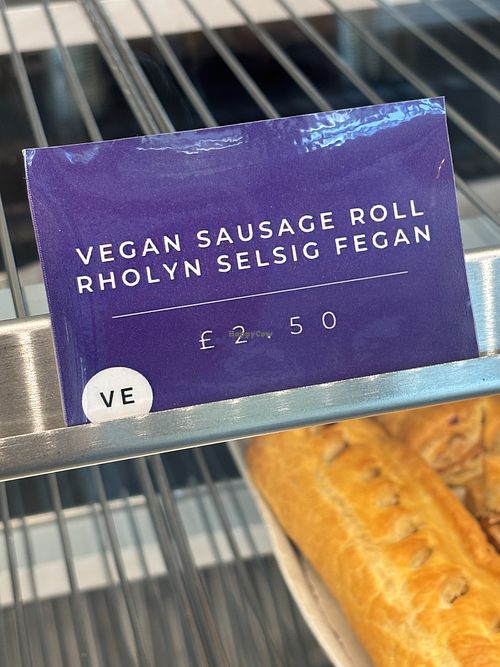 July ‘26 | vegan sausage roll  at Canolfan Visitor Centre and Cafe in Merthyr Tydfil