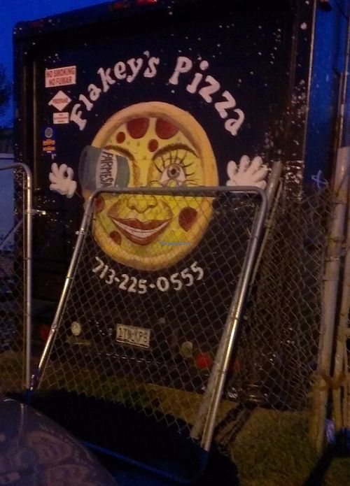 Food truck at Flakey's Pizza - Food Truck in Houston