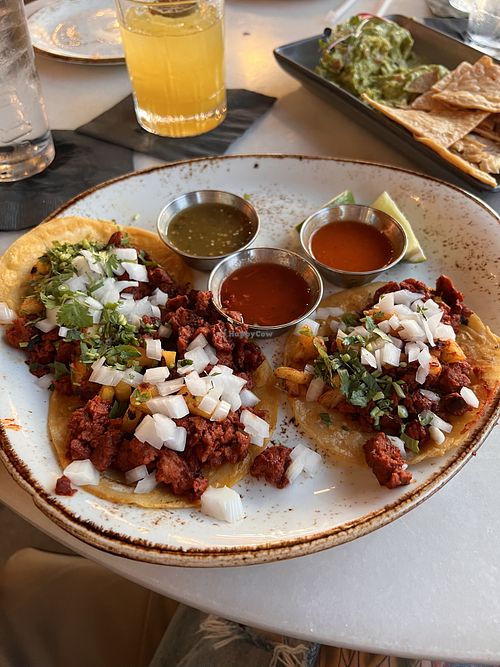 Soy al pastor street tacos  at iTzcali Tapas and Tequila in Wichita