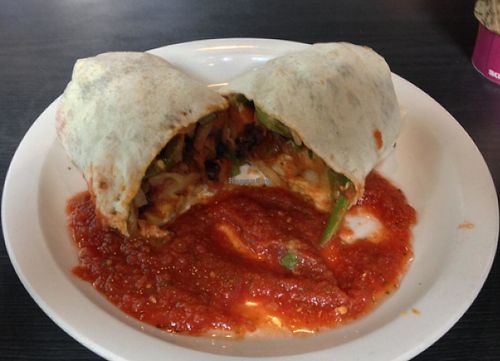 Vegan Breakfast Burrito at Bebas and Amigos in Seattle