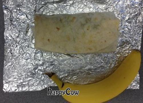 [Huge banana for scale] at Bebas and Amigos in Seattle