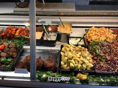 Salad bar at L'appetit in Copenhagen