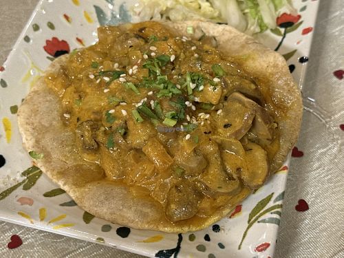 Mushroom Poori  at Punjabi Curry in Calpe