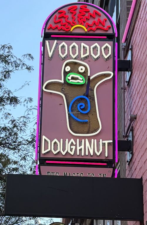 sign!  at Voodoo Doughnut in Chicago