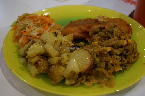 Selection of vegan options.  at Garuda in Riga