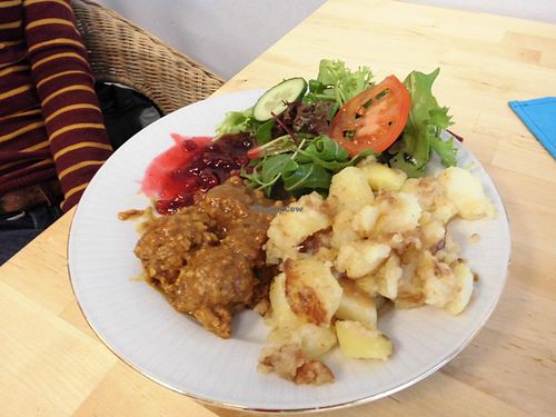 Vegan 'Köttbullar', Café Fleischlos at Cafe Fleischlos in Essen