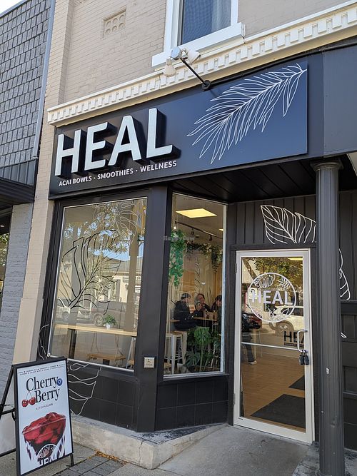 The welcoming entrance. at HEAL in Milton