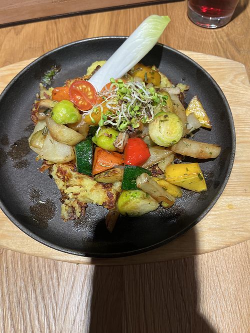Rösti mit Grillgemüse  at Wälder:Genuss in Feldberg
