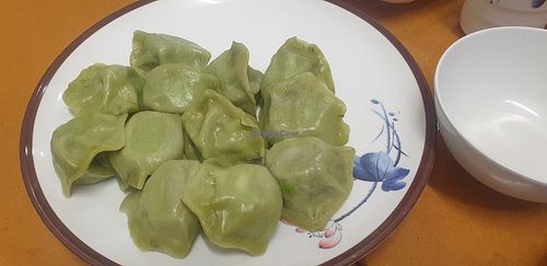 Vegan dumplings at Dumplings Eats in Frankston