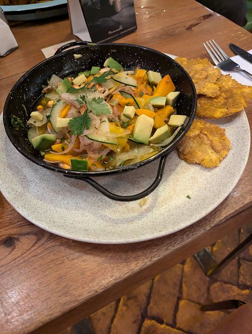 Vegan Ceviche at Mamasita Medallo in Medellin