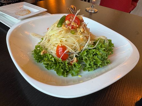 Papaya Salad at Laksana Thai Cuisine in San Jose