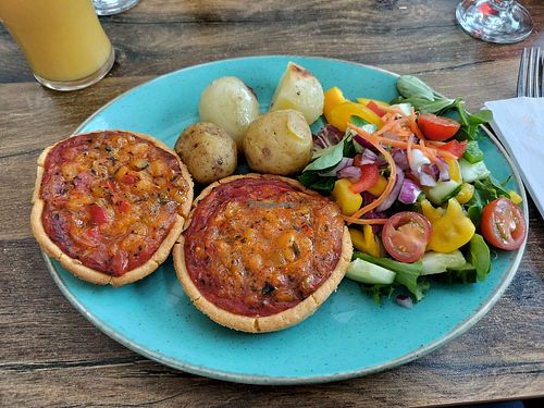 Vegan Mediterranean Tarte at 3 Hammers Bar & Bistro Ltd in Wolverhampton