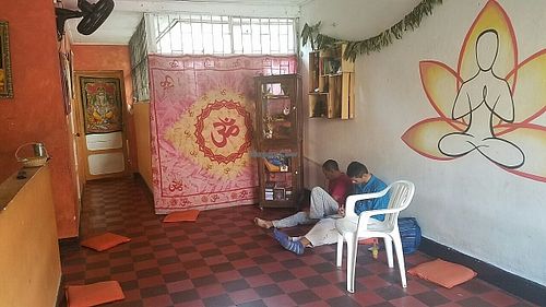 inside at Santuario del Yoga in Cartagena