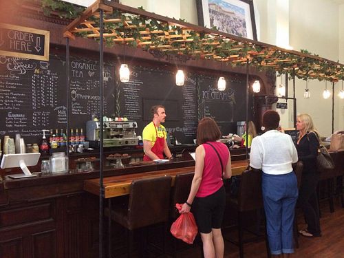 New clematis location inside the pharmacy at The Vegan Cafe in West Palm Beach