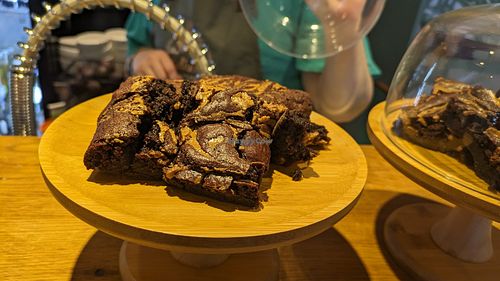 Chocolate cake at The Botanical Kitchen in Bowness-on-windermere