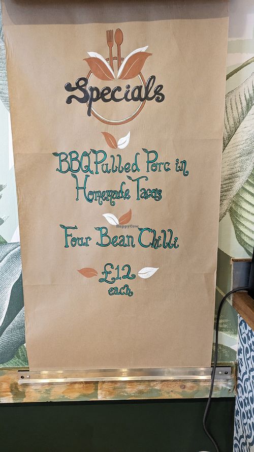 Specials at The Botanical Kitchen in Bowness-on-windermere