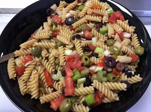 ICY COLD PASTA SALAD at Vegan Take Out Plus in Tampa
