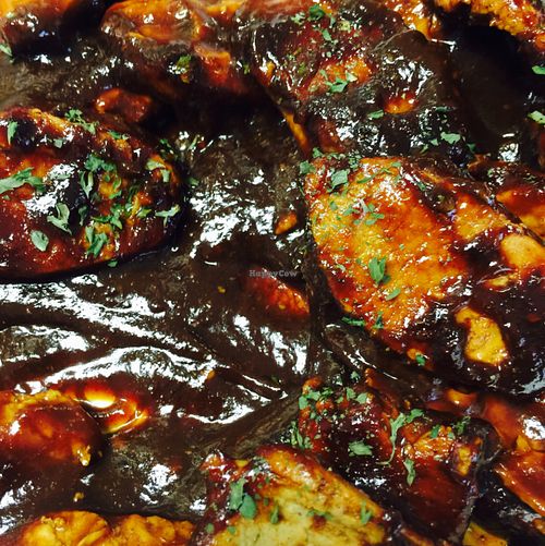 BBQ Wings at Vegan Take Out Plus in Tampa