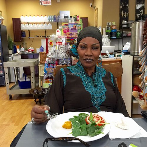 Ms. Yvette loves @gardein fish less filets! at Vegan Take Out Plus in Tampa