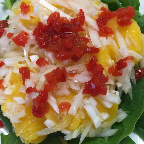MANGO ONION SALAD $1.99 Through 7/16/16 at Vegan Take Out Plus in Tampa